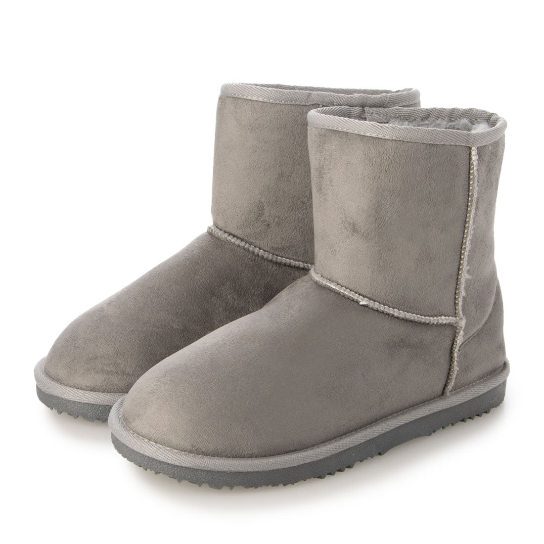 アレクソン ALLEXONS ショートムートンブーツ (グレー) グレー