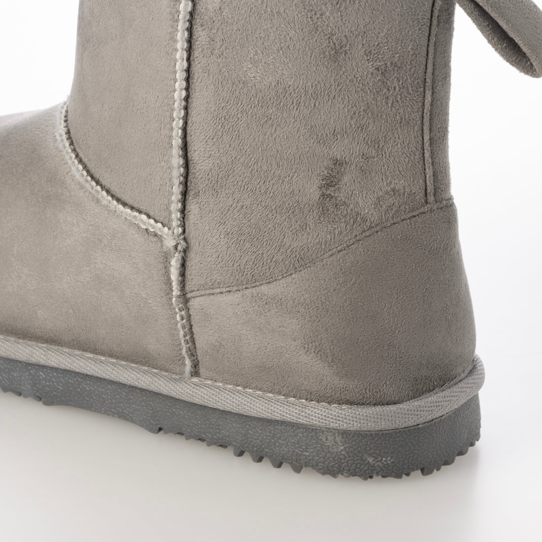 アレクソン ALLEXONS ショートムートンブーツ (グレー) グレー