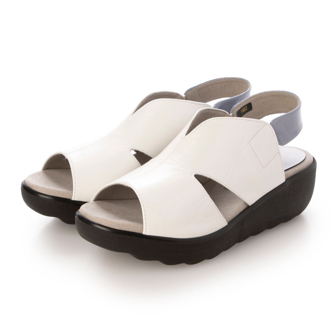 アモーラ AMORA ふわぴたウェッジサンダル (WH) WH