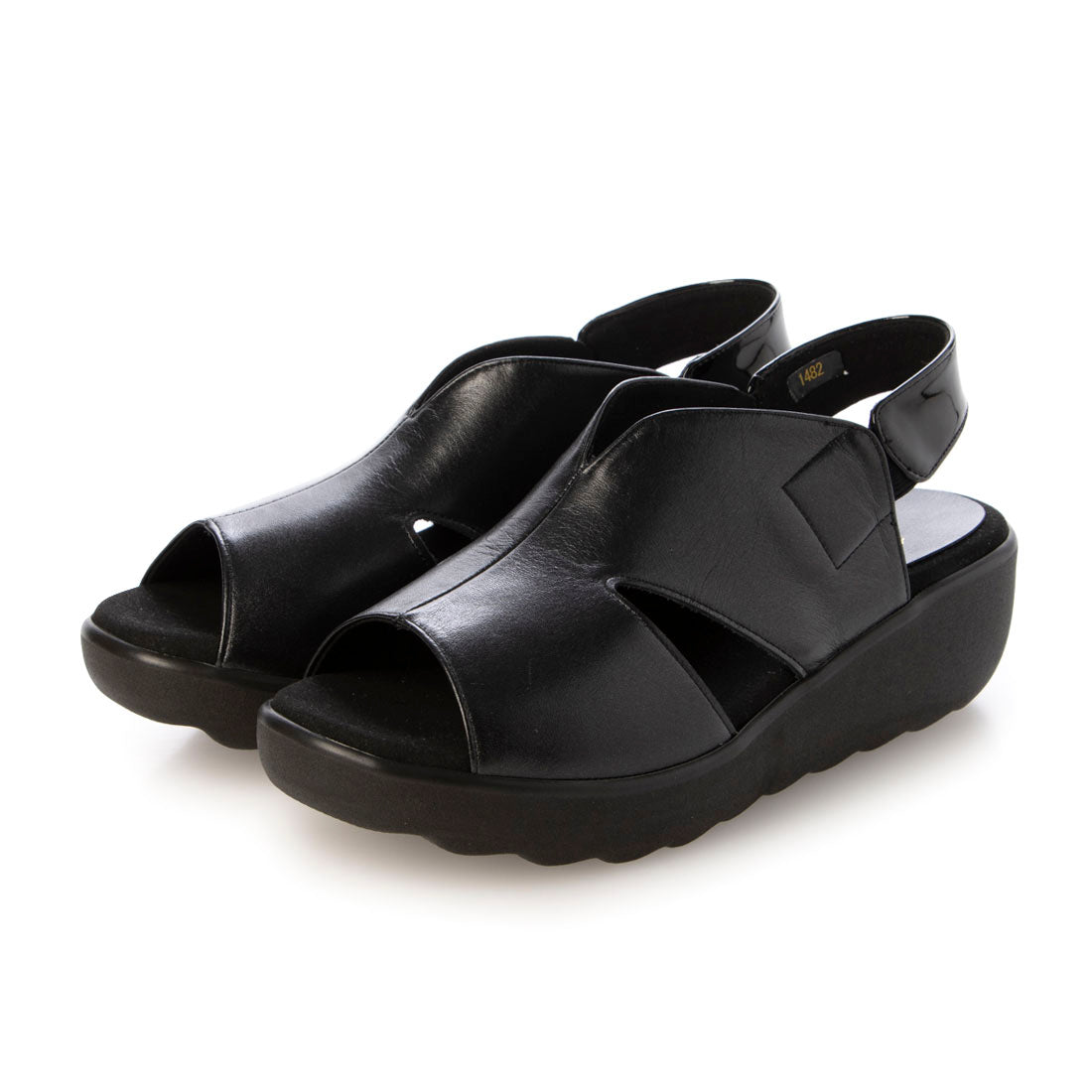 アモーラ AMORA ふわぴたウェッジサンダル (BL) BL