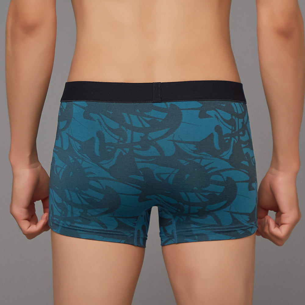 ボディワイルド BODY WILD 【ジャガード編み】ボクサーパンツ(前とじ) 【返品不可商品】 (ダークブルー) ダークブルー