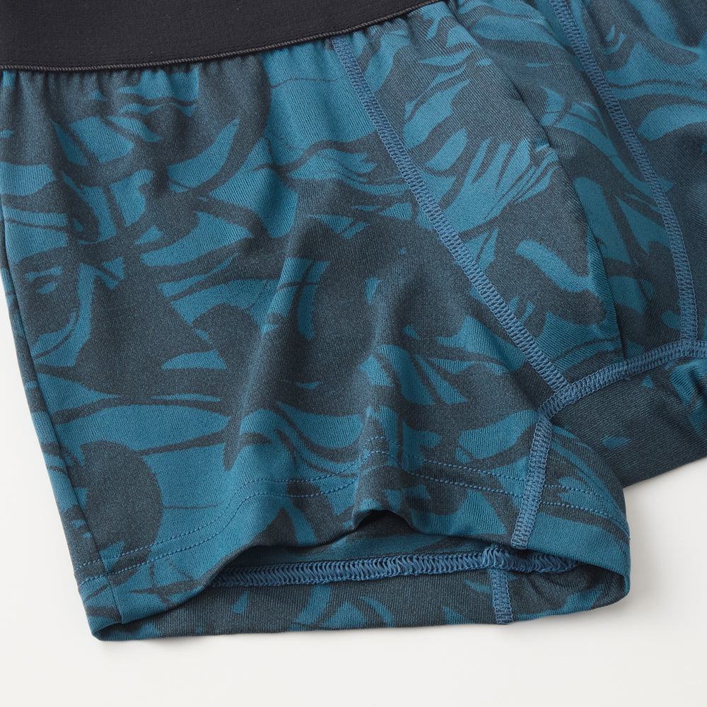 ボディワイルド BODY WILD 【ジャガード編み】ボクサーパンツ(前とじ) 【返品不可商品】 (ダークブルー) ダークブルー