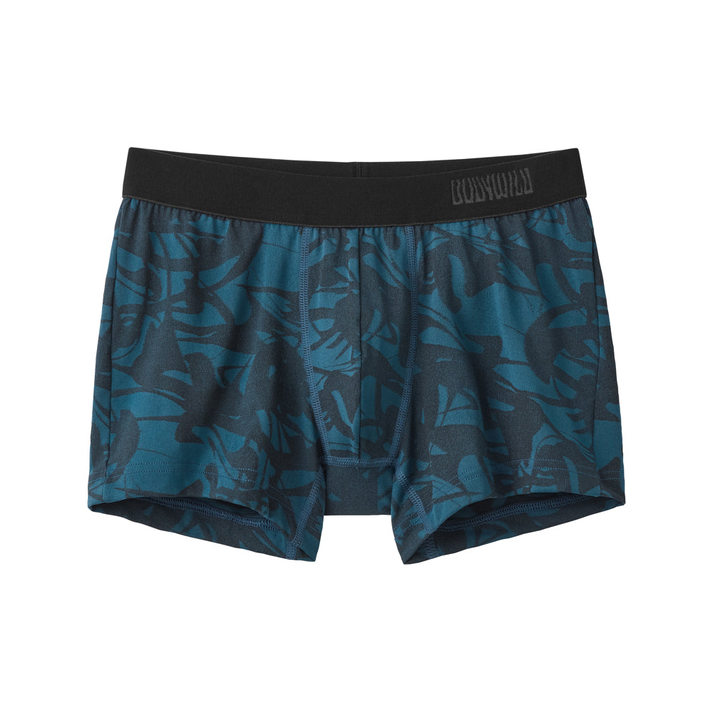 ボディワイルド BODY WILD 【ジャガード編み】ボクサーパンツ(前とじ) 【返品不可商品】 (ダークブルー) ダークブルー