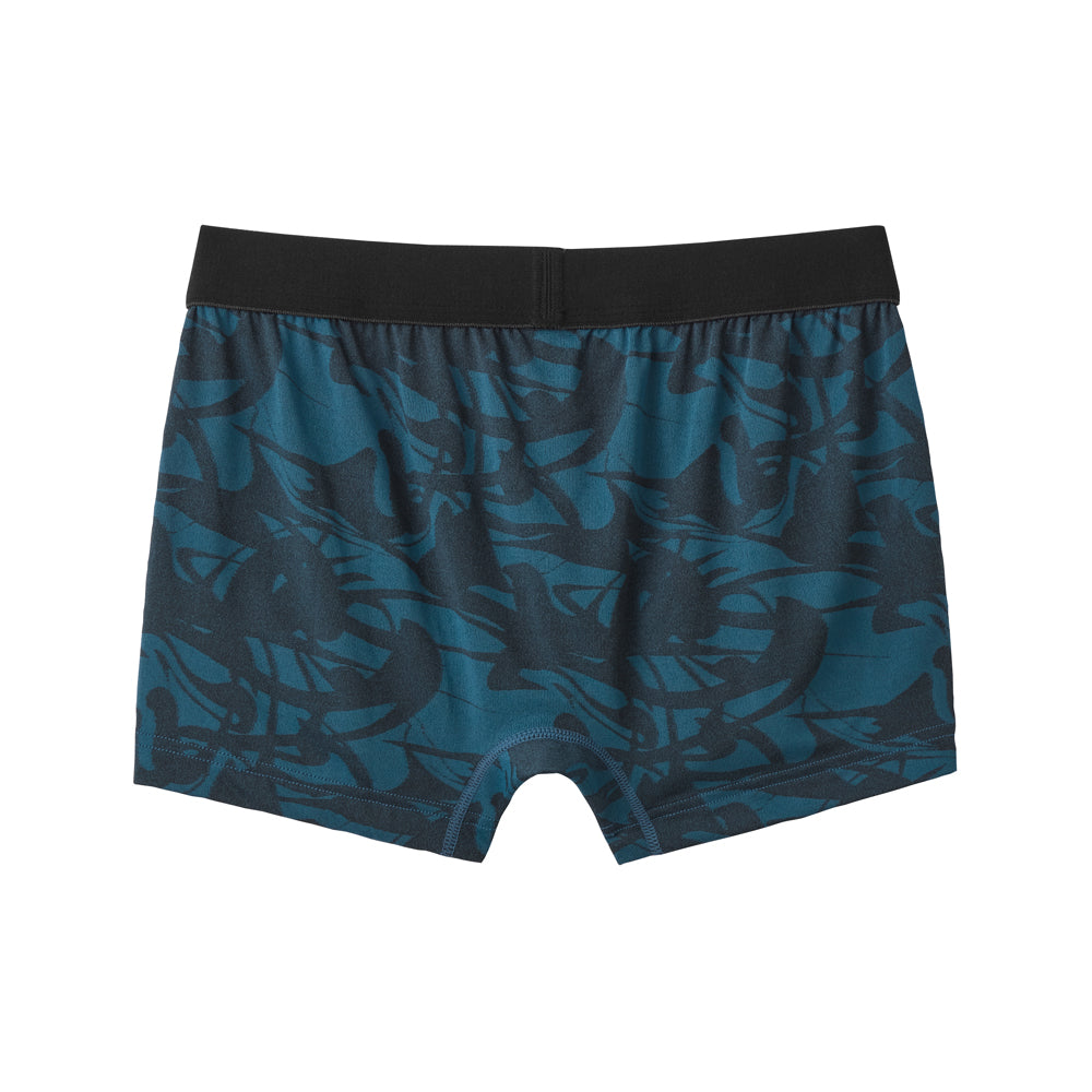 ボディワイルド BODY WILD 【ジャガード編み】ボクサーパンツ(前とじ) 【返品不可商品】 (ダークブルー) ダークブルー