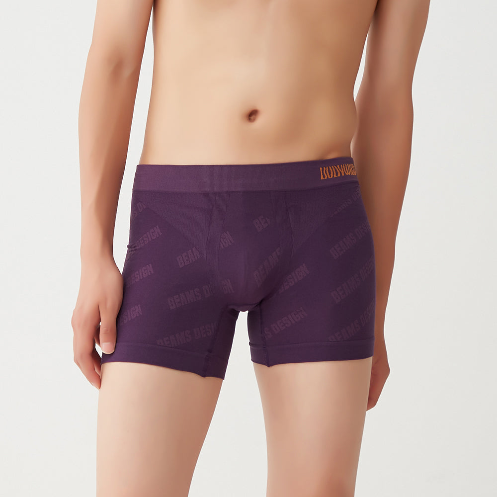 ボディワイルド BODY WILD セミロングボクサー 【返品不可商品】 (パープル) パープル