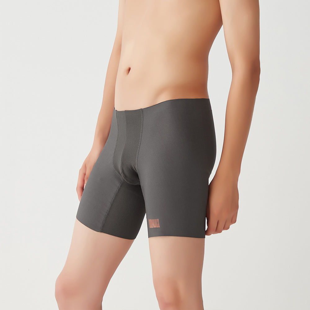 ボディワイルド BODY WILD エアーズボクサー(ロングタイプ) 【返品不可商品】 (グレー) グレー