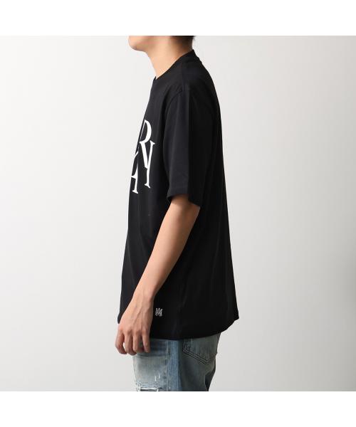 アミリ AMIRI AMIRI Tシャツ STAGGRED LOGO TEE スタッガード AMJYTE1149 (001/Black-ブラック) 001/Black-ブラック