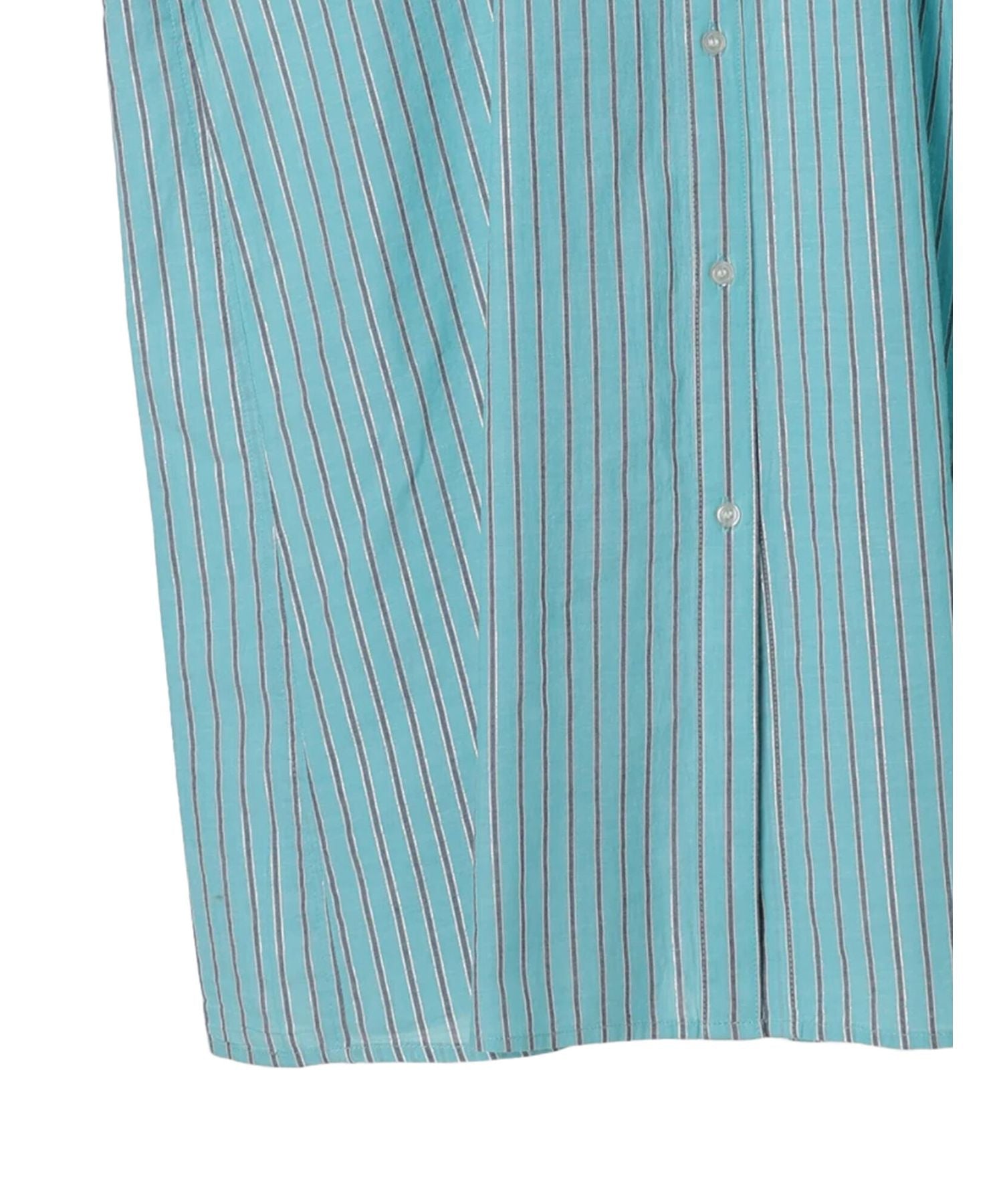 アメリカンホリック AMERICAN HOLIC 丈違いラメストライプワンピース (ストライプアイボリー) ストライプアイボリー