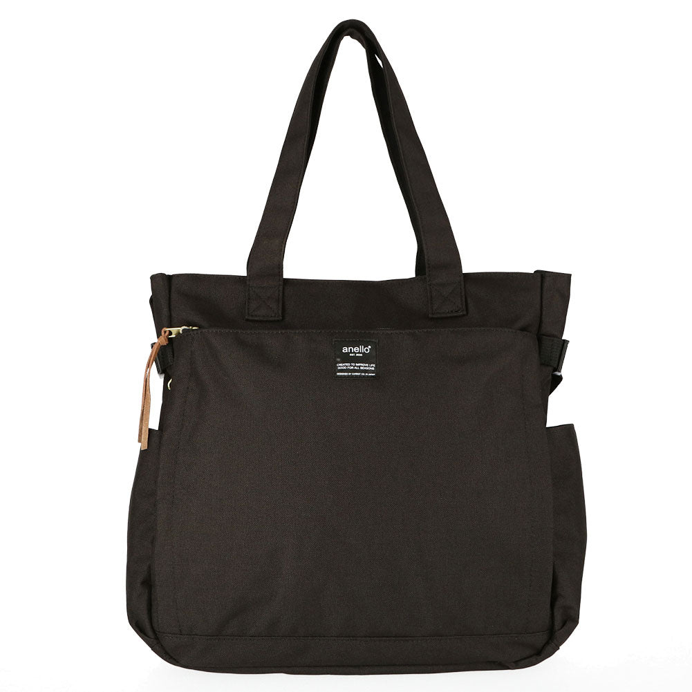 アネロ anello anello アネロ ポスト 10ポケット トートバッグ AT-C3132,BK.ブラック