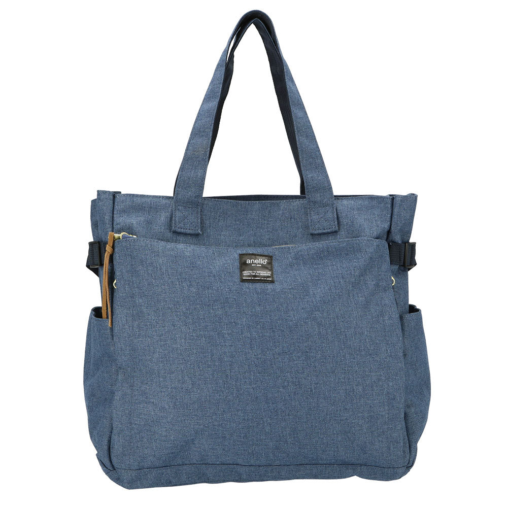 アネロ anello anello アネロ ポスト 10ポケット トートバッグ AT-C3132,DBL.デニムブルー