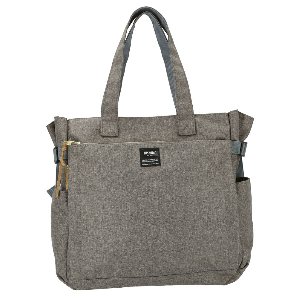 アネロ anello anello アネロ ポスト 10ポケット トートバッグ AT-C3132,GY.グレー
