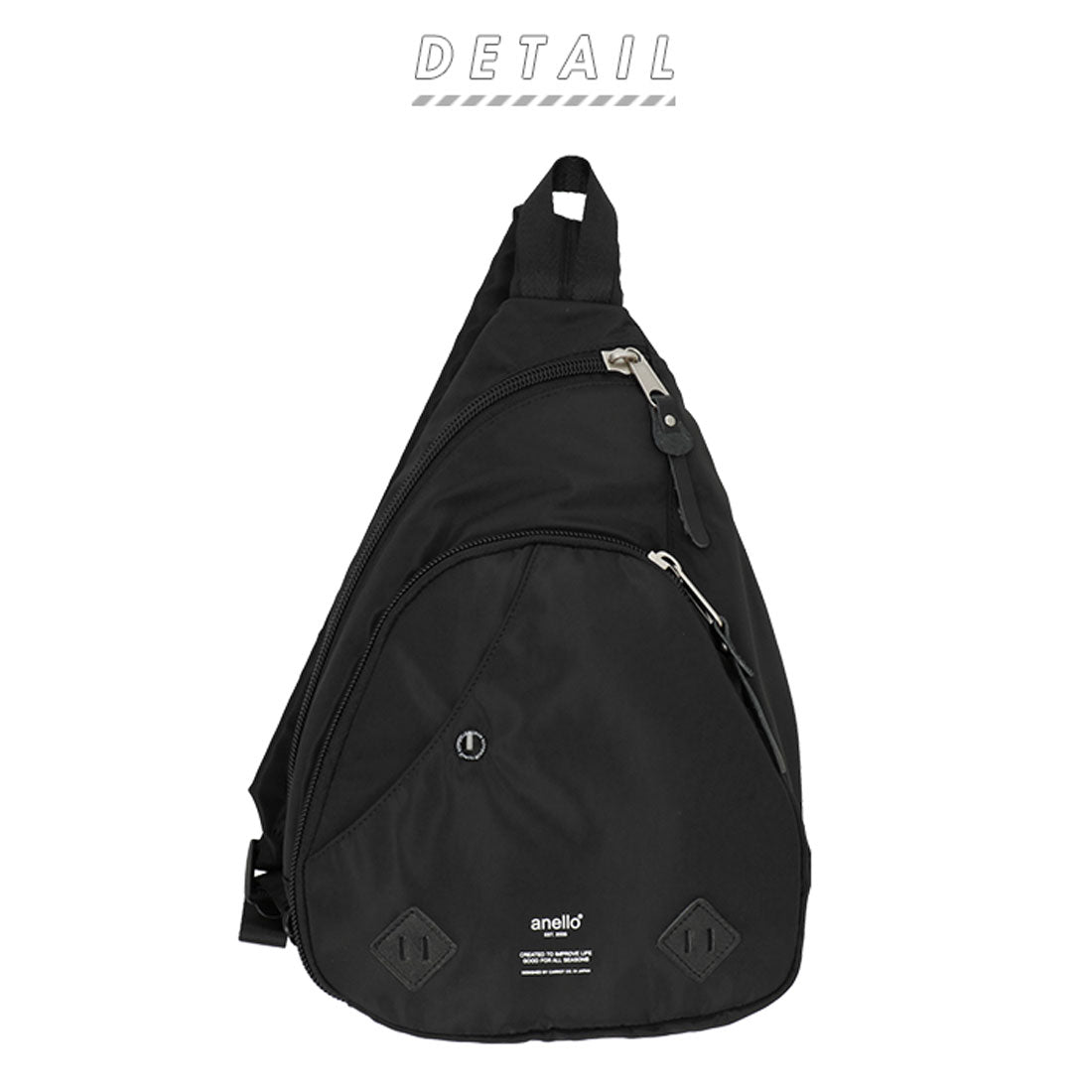 アネロ anello ロゴプリントボディバッグ AT-S0231