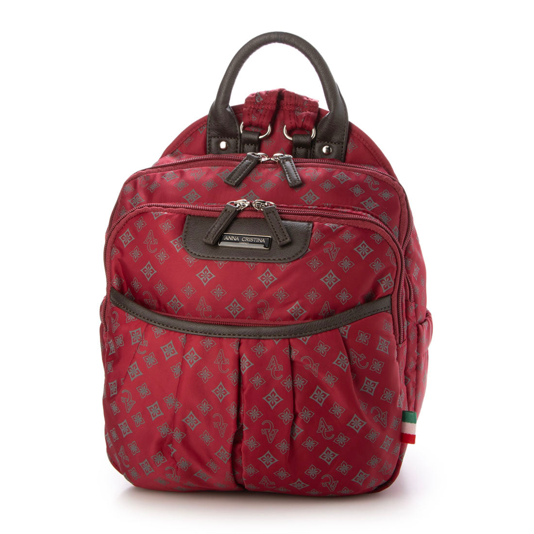 アンナ クリスティーナ ANNA CRISTINA 多機能 キャリー対応リュック (012.ダークレッド) 012.ダークレッド