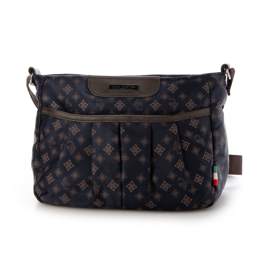 アンナ クリスティーナ ANNA CRISTINA 多機能 キャリー対応ショルダーバッグ (049.ネイビー) 049.ネイビー