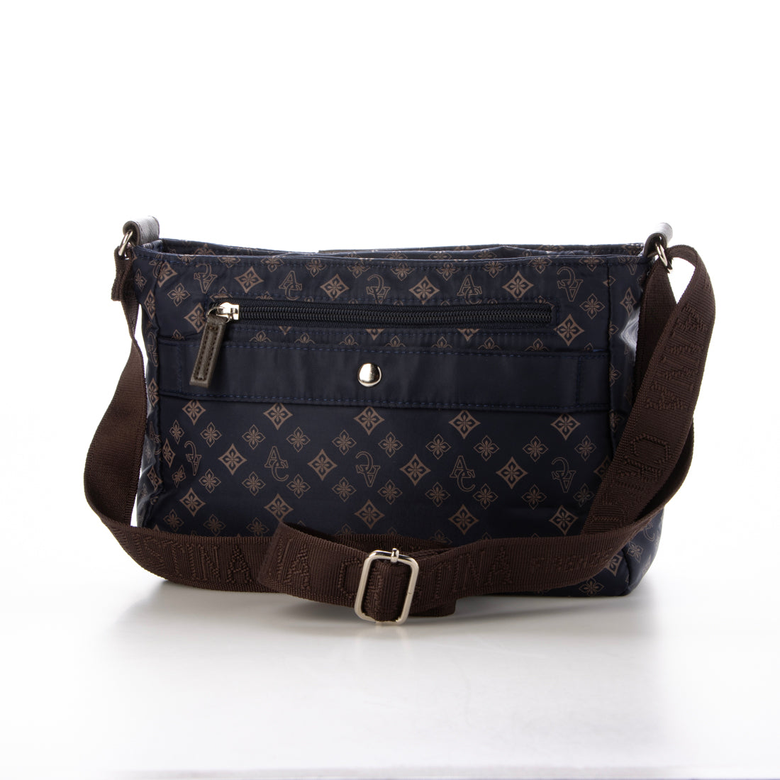 アンナ クリスティーナ ANNA CRISTINA 多機能 キャリー対応ショルダーバッグ (049.ネイビー) 049.ネイビー