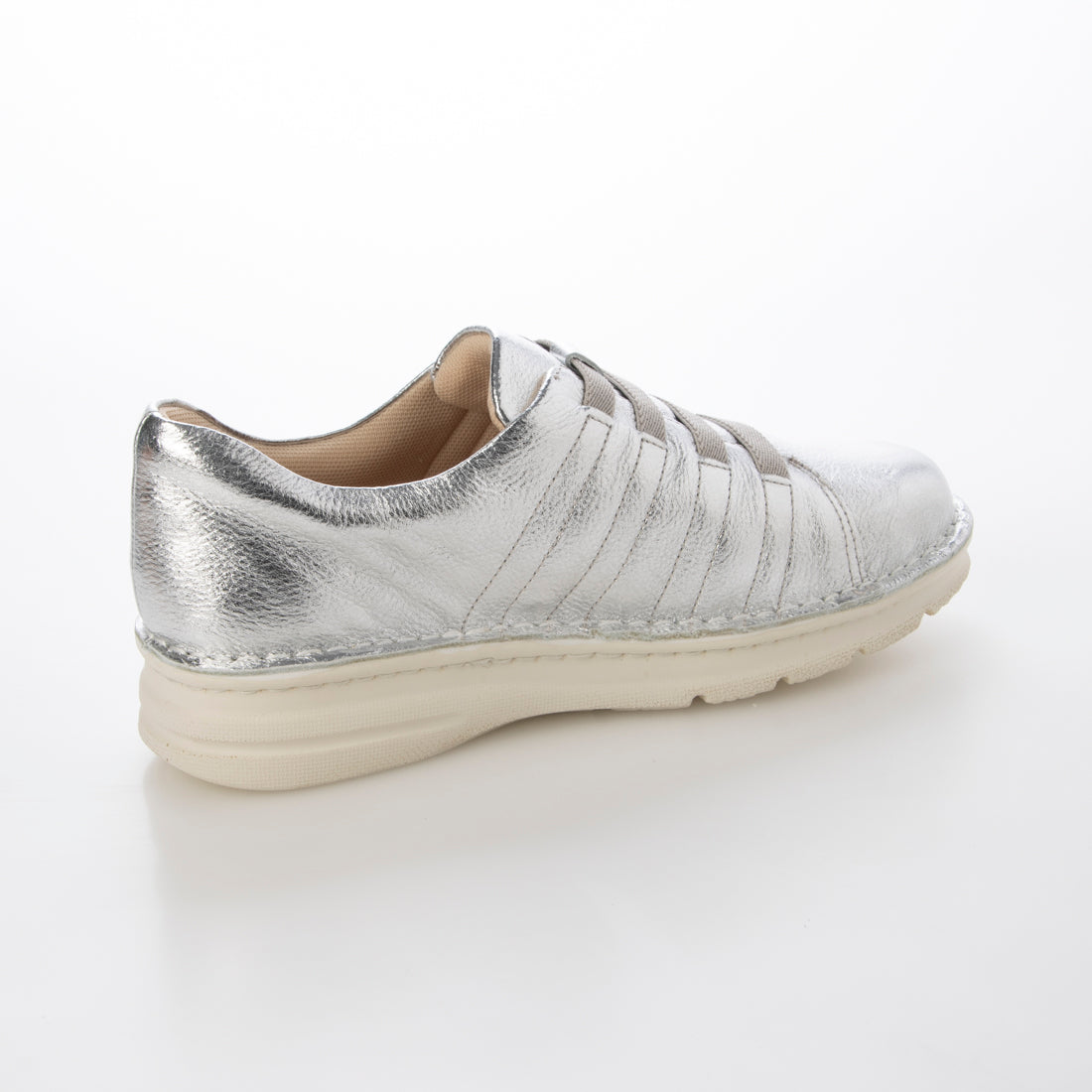 Anna Maria ANNA MALIA 【Genuine Leather】 Rubber Lace Leather Casual Sneakers