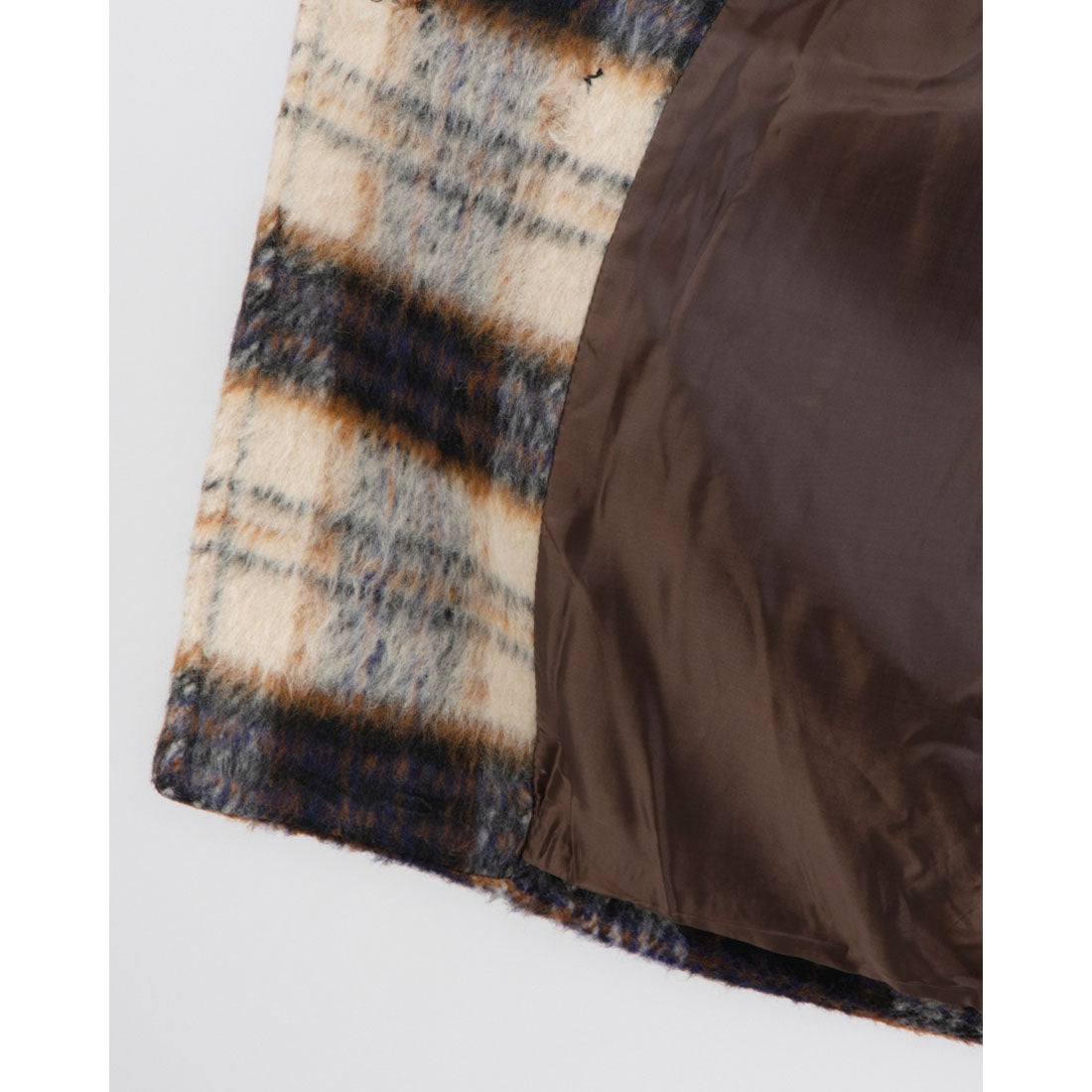 アンナニコラ Anna Nicola ビッグチェックテーラーコート