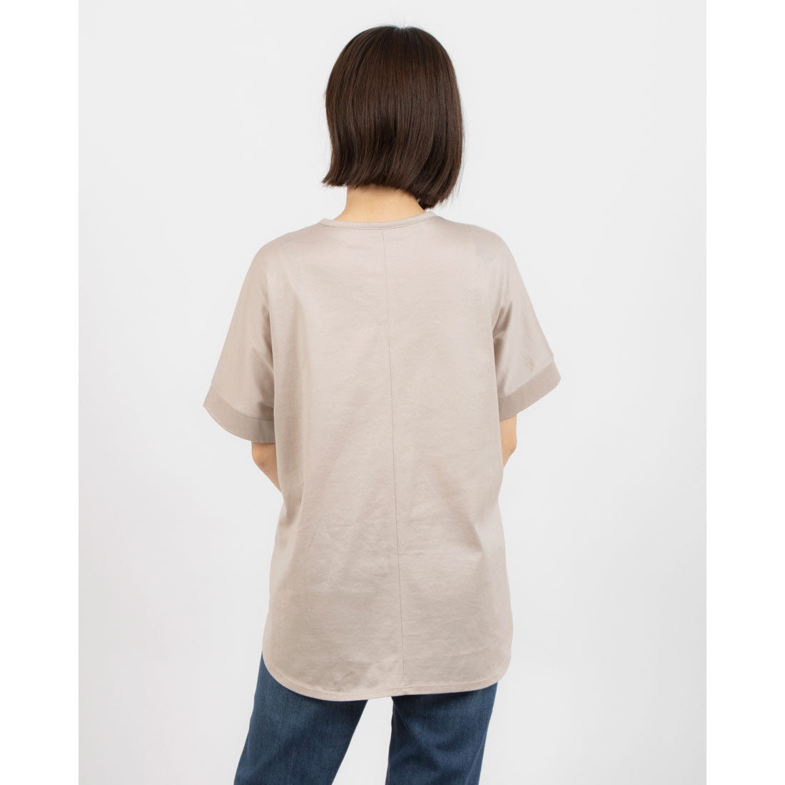 アンナニコラ Anna Nicola 撥水加工ロゴチュニック