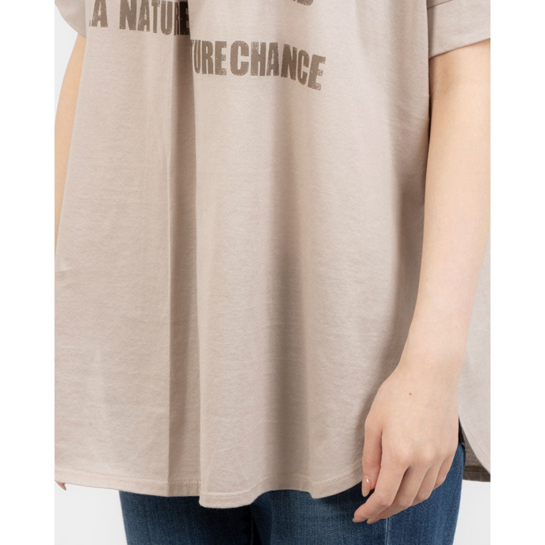 アンナニコラ Anna Nicola 撥水加工ロゴチュニック