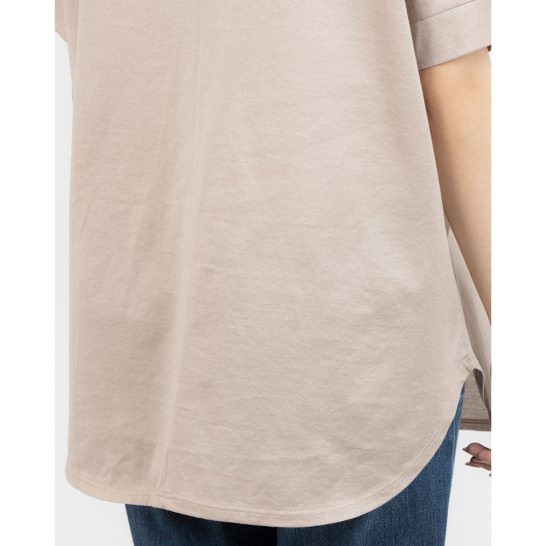 アンナニコラ Anna Nicola 撥水加工ロゴチュニック