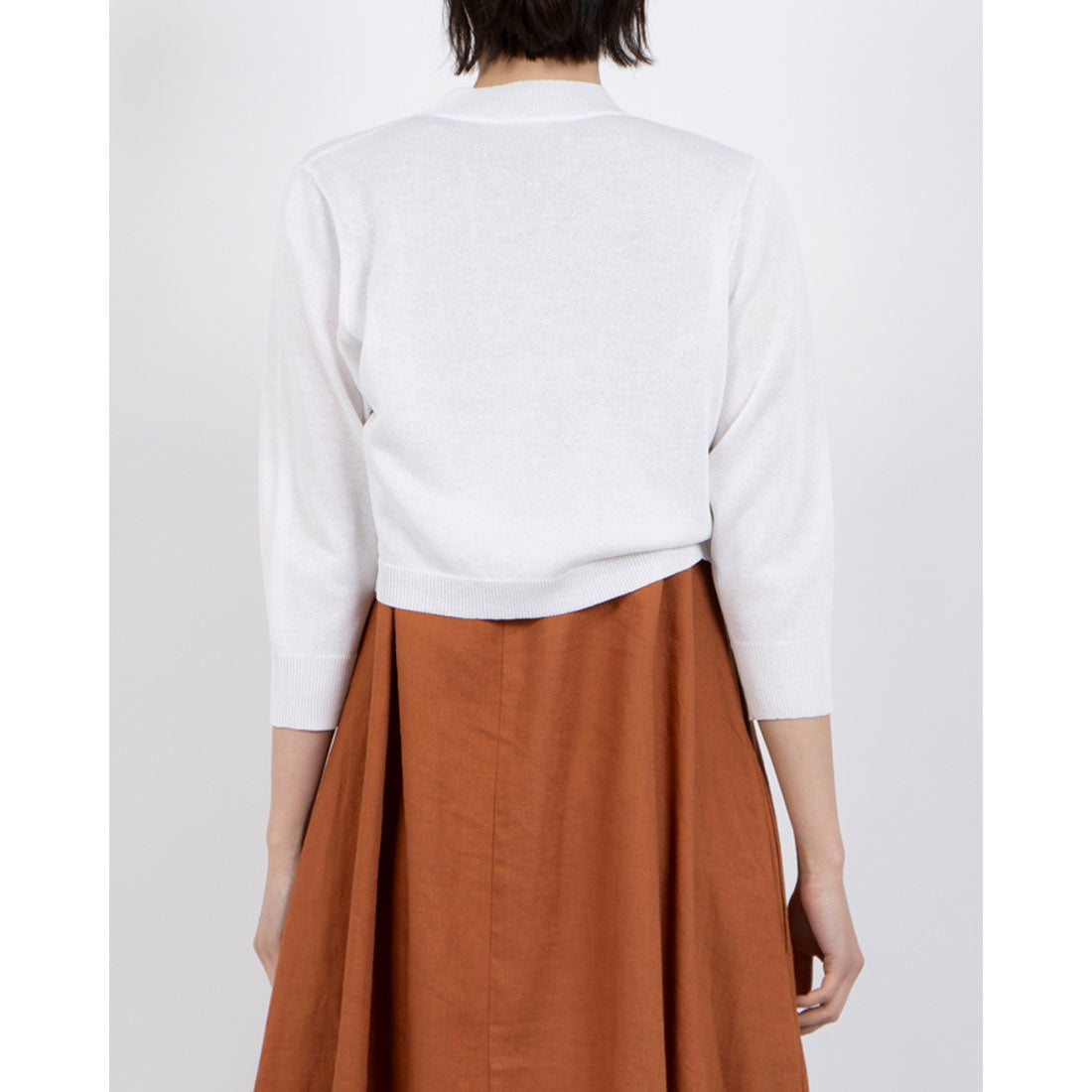 アンナニコラ Anna Nicola ニットショートボレロ (グレイッシュベージュ) グレイッシュベージュ