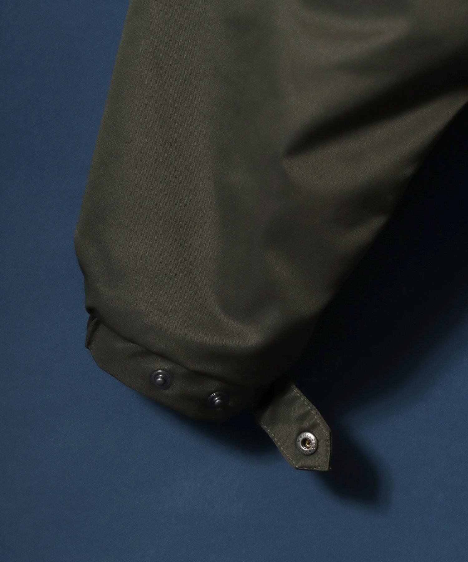 Corduroy Collar Fireman Buckle Hunting Jacket/ANPAS 別注 襟コーデュロイ ファイヤーマンバックル 薄中綿ハンティングジャケット ブルゾン ブラック