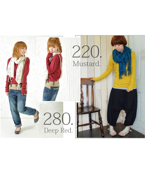 アンドイット and it_ 日本製コットンカラーロングカットソー(ロンT) (283オートミール) 283オートミール