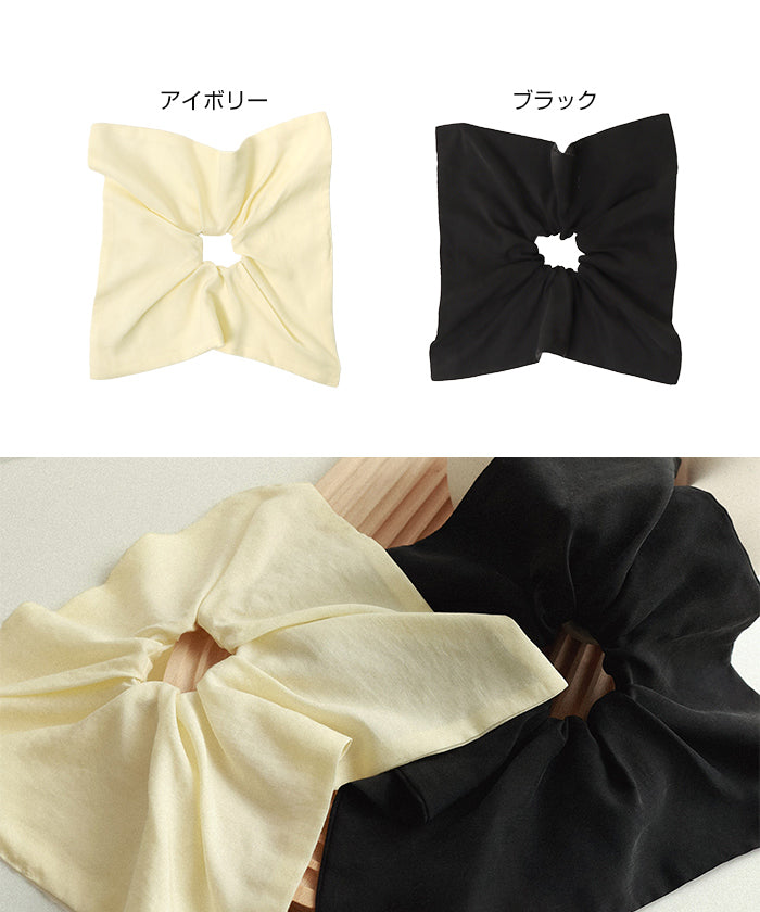 アンドミー andme スクエア シュシュ Freesia フリージア (ブラック) ブラック