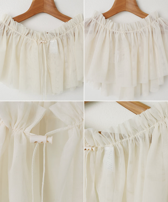 andme Multiway Tulle Ruffle Color