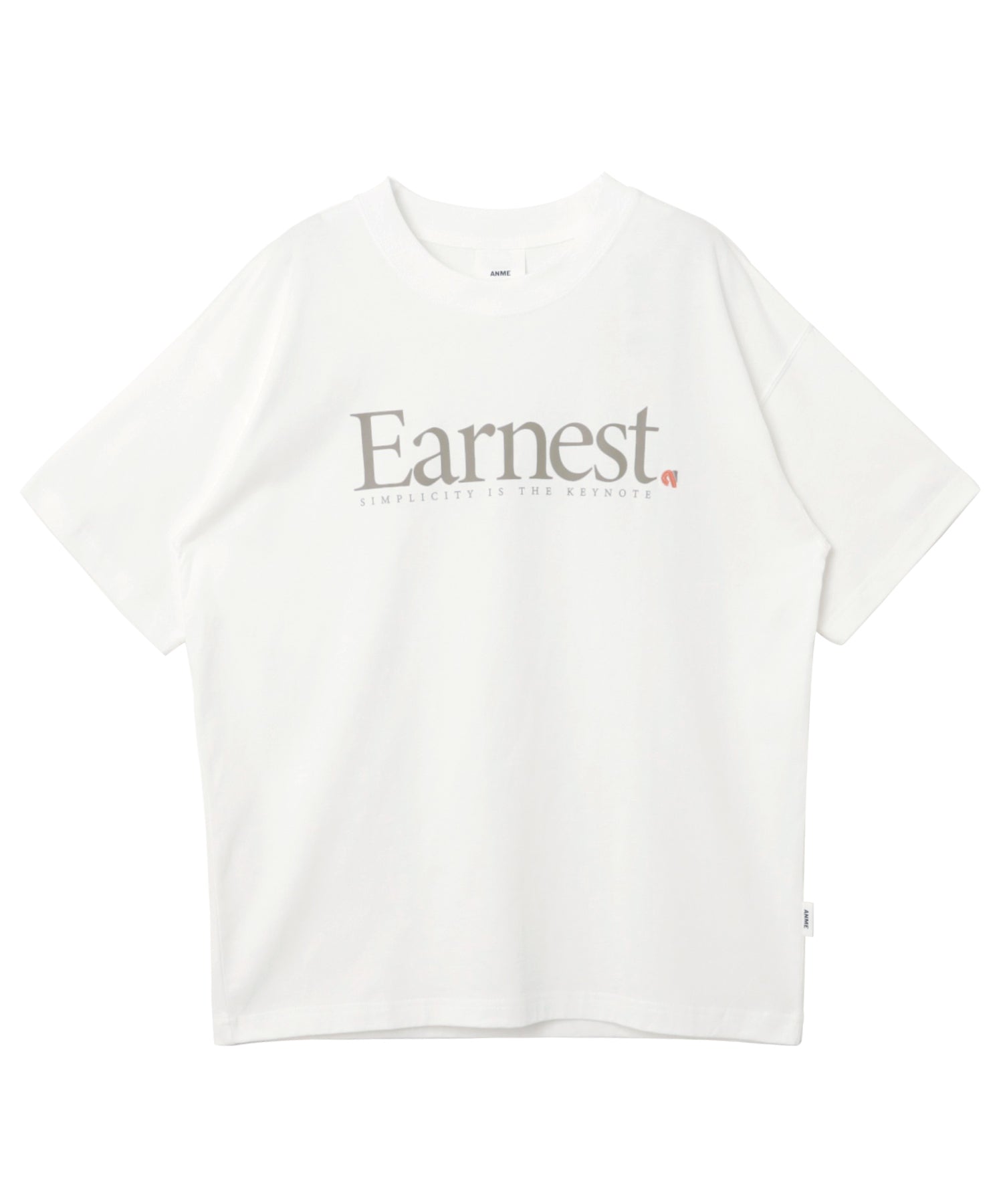 andme Earnest logo print short sleeve T-shirt
