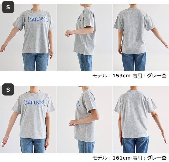 andme Earnest logo print short sleeve T-shirt