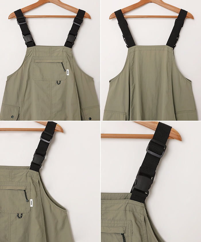 アンドミー andme 多機能ナイロンジャンパースカート (チャコールグレー) チャコールグレー