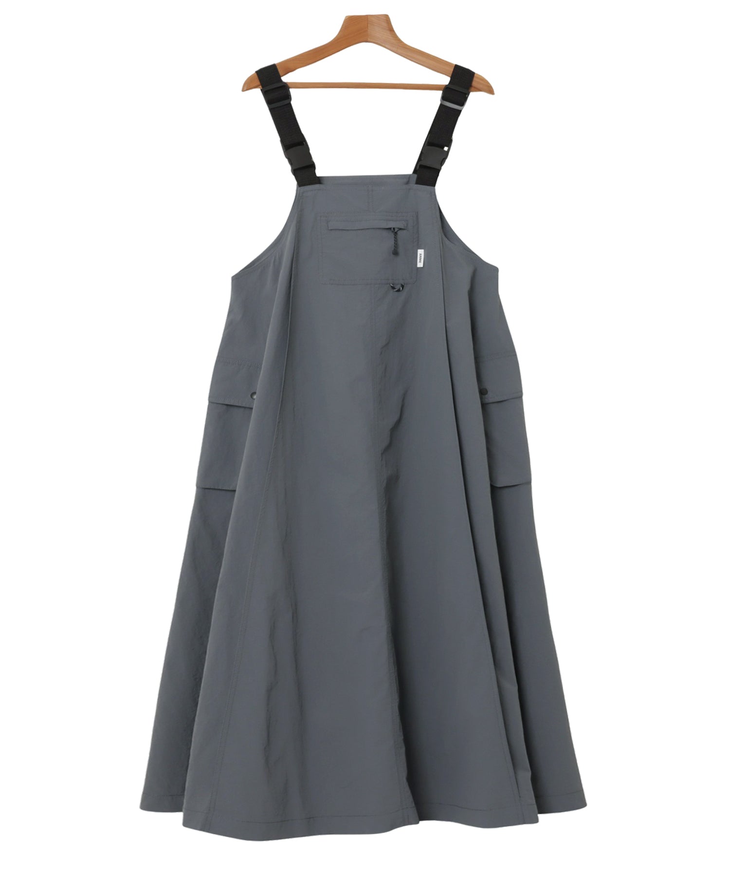 アンドミー andme 多機能ナイロンジャンパースカート (チャコールグレー) チャコールグレー