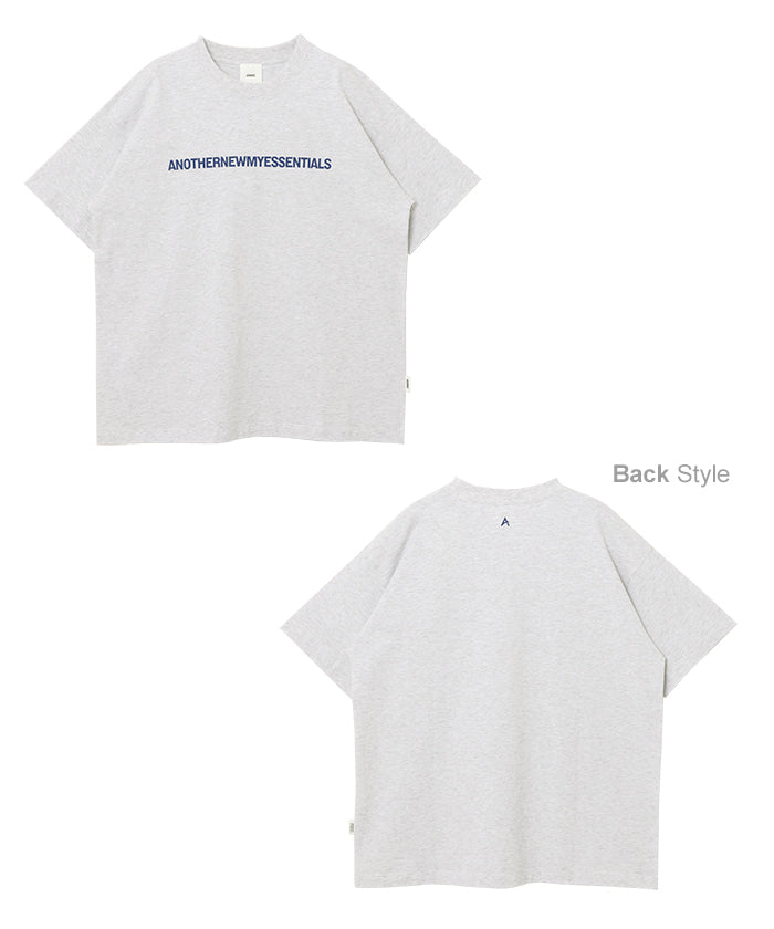 アンドミー andme ANOTHER ロゴ プリント 半袖 Tシャツ (オフホワイト) オフホワイト