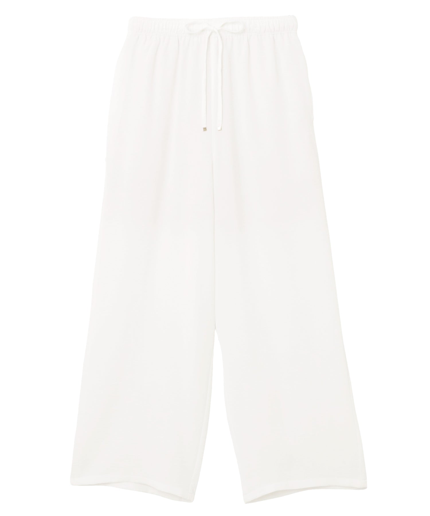 アンドミー andme 接触冷感 イージー ワイド パンツ (オフホワイト) オフホワイト