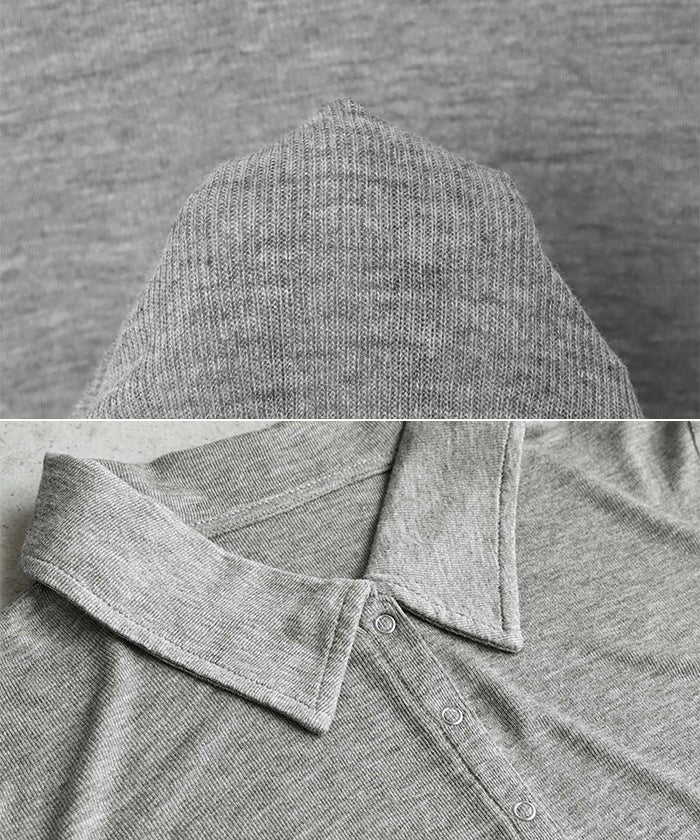 アンドミー andme 長袖 シャツ カーディガン トップス (ブラック) ブラック