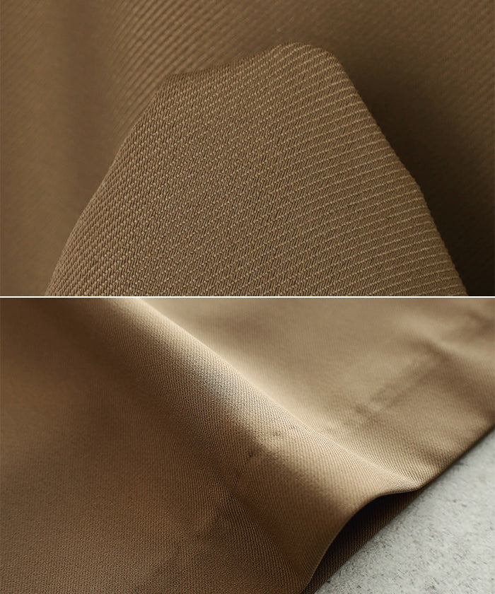 アンドミー andme 2タック ツイル ワイド パンツ Freesia フリージア (ブラック) ブラック