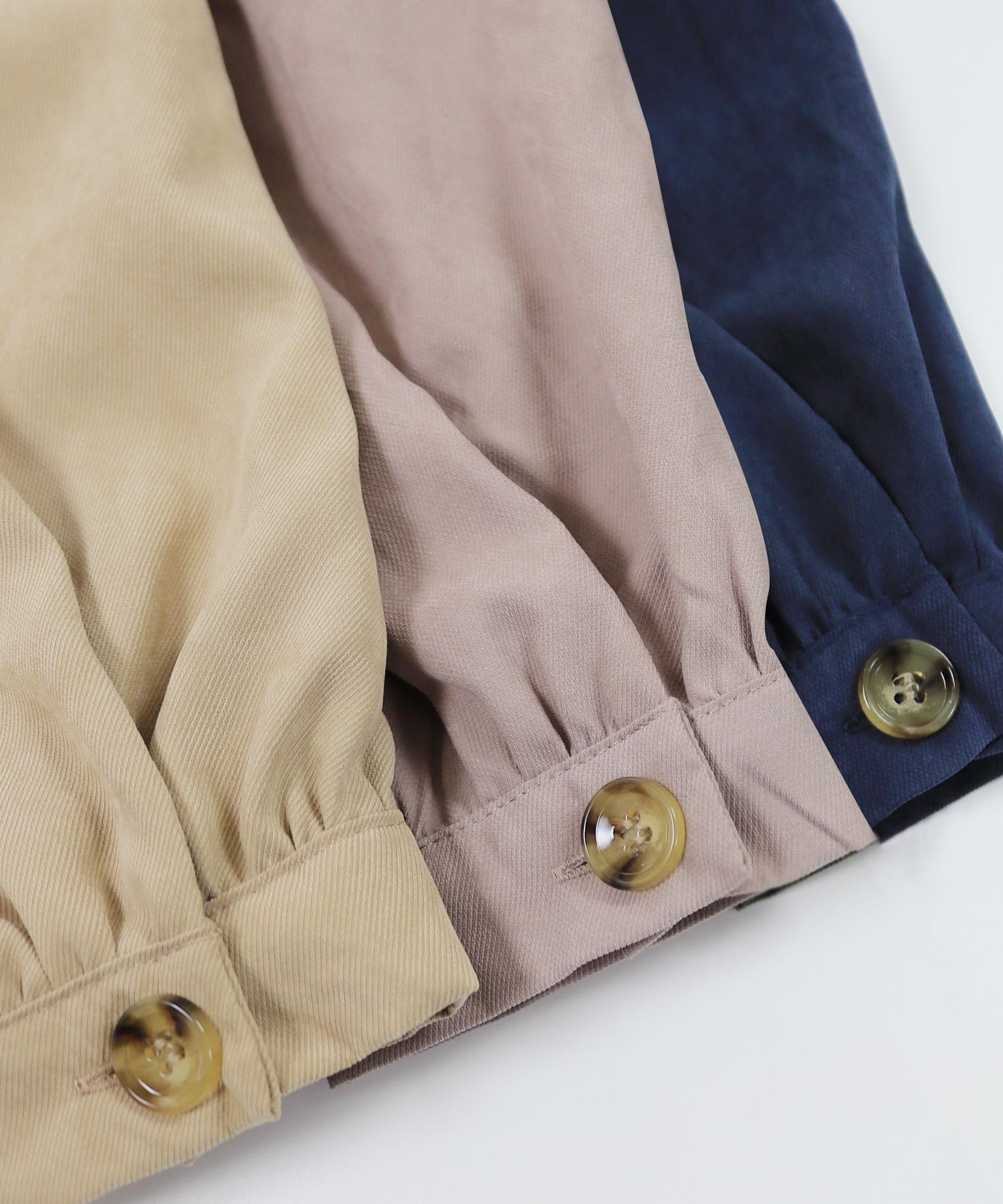 Andmy andme桃子長袖西釘脖子上衣