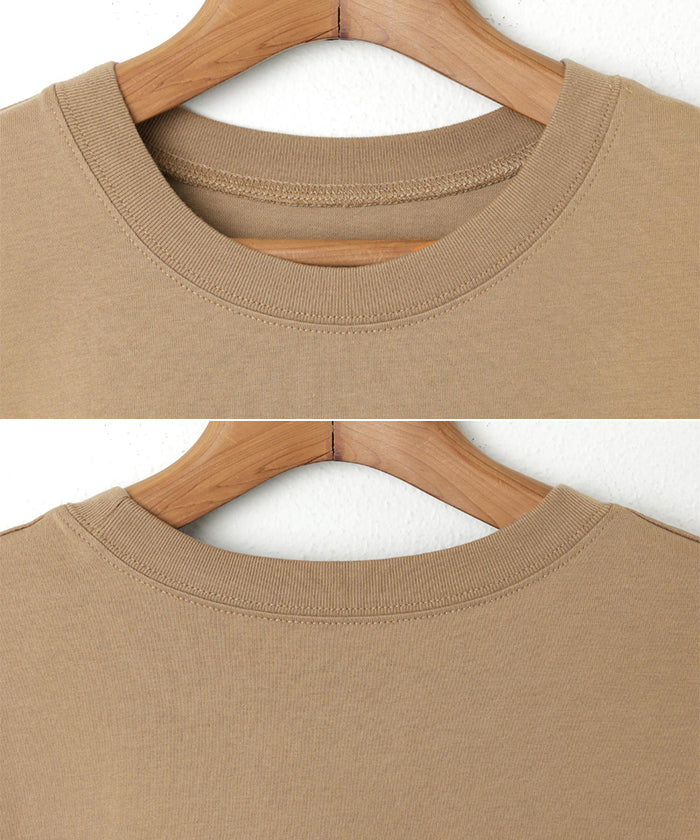 アンドミー andme ロゴプリント フレンチスリーブ Tシャツ (オフホワイト×カーキ) オフホワイト×カーキ