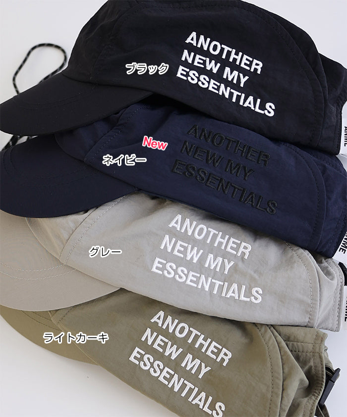 アンドミー andme ANMEロゴ刺繍 UV 接触冷感 ナイロンキャップ
