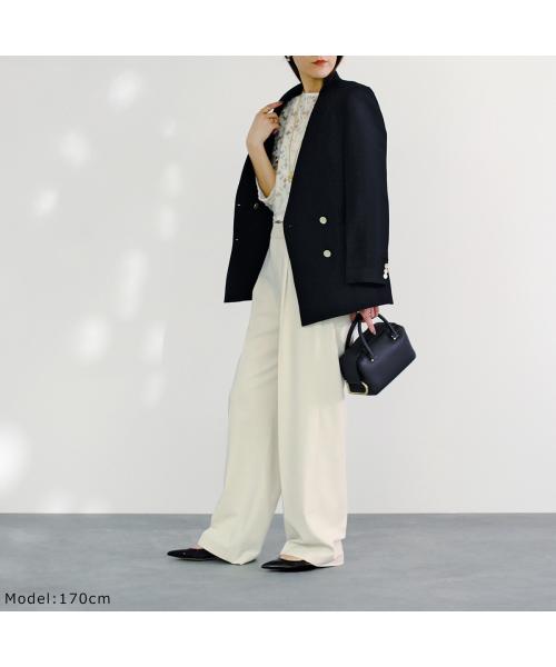 アナナ anana anana ブラウス a51-062 レース 2WAY 刺繍 (BLK/ブラック) BLK/ブラック