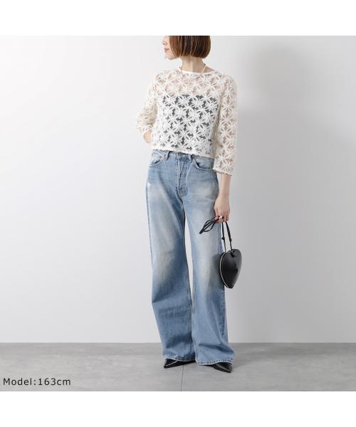 アナナ anana anana ブラウス a51-062 レース 2WAY 刺繍 (BLK/ブラック) BLK/ブラック