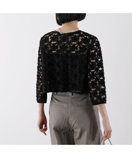 アナナ anana anana ブラウス a51-062 レース 2WAY 刺繍 (BLK/ブラック) BLK/ブラック