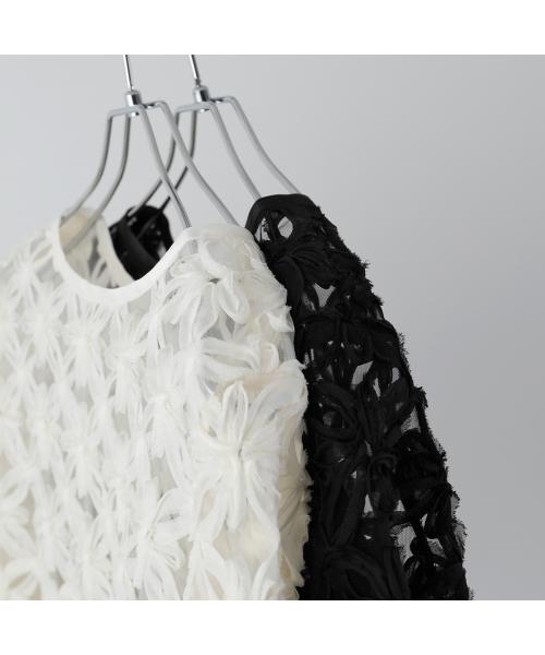 アナナ anana anana ブラウス a51-062 レース 2WAY 刺繍 (BLK/ブラック) BLK/ブラック