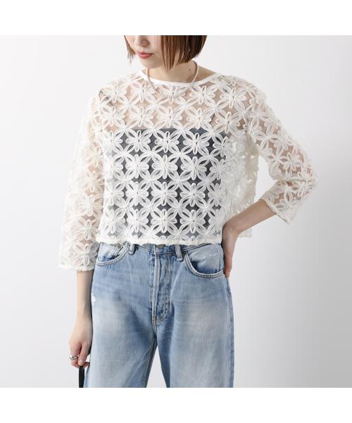 アナナ anana anana ブラウス a51-062 レース 2WAY 刺繍 (BLK/ブラック) BLK/ブラック