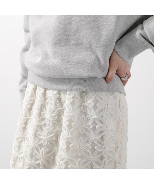 アナナ anana anana スカート a81-042 レース 刺繍 Iライン (BLK/ブラック) BLK/ブラック