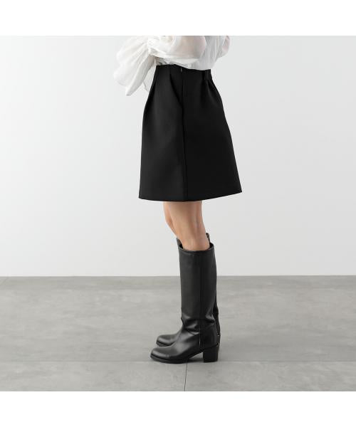 アナナ anana anana ショートパンツ a99-032 ハイウエスト タック (BLK/ブラック) BLK/ブラック