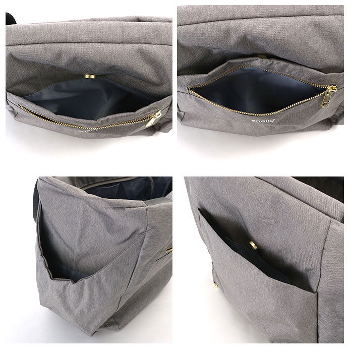 アネログランデ anello GRANDE anello GRANDE アネログランデ 両面撥水杢ポリGL トートバッグ GT-T0473