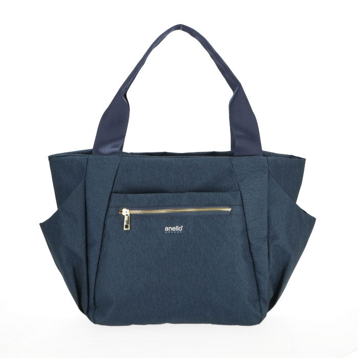 アネログランデ anello GRANDE anello GRANDE アネログランデ 両面撥水杢ポリGL トートバッグ GT-T0473,NV.ネイビー