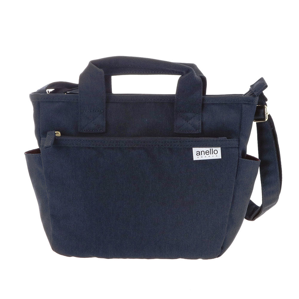 アネログランデ anello GRANDE anello GRANDE アネログランデ 軽量撥水SPS トート型ショルダー GU-H2315,NV.ネイビー